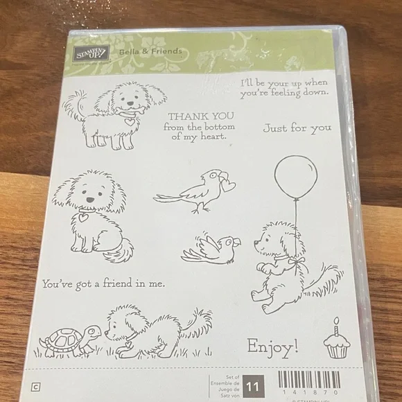 Stampin' Up! 3 different collections: Postcard pal,Bella &Friends, Pretty Kitty - Picture 2 of 8